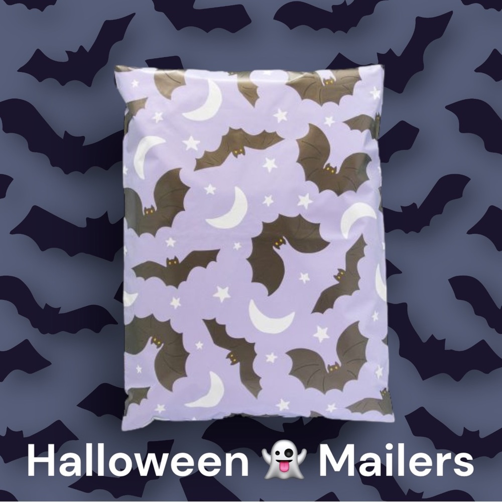 Bats 🦇 Poly Mailers 14.5x19 Pack of 10 - Picture 1 of 4